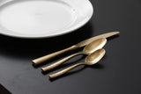 Fortessa Lucca Flatware Set, 20-Piece, Gold