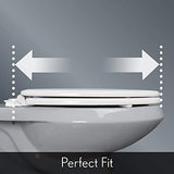 BEMIS Radiance Heated Night Light Toilet Seat Elongated, Elongated - White