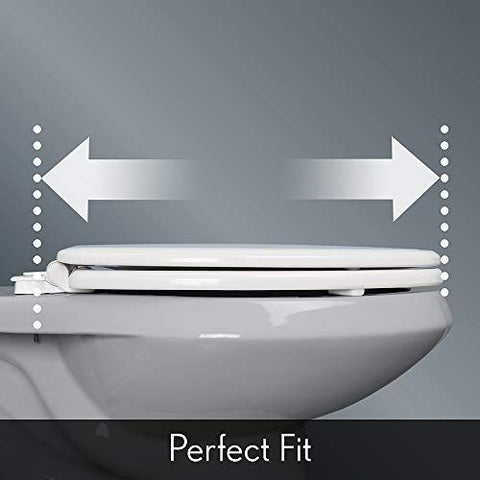 BEMIS Radiance Heated Night Light Toilet Seat Elongated, Elongated - White