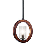 Kichler 43189AUB Grand Bank Mini Pendant/Wall 1-Light, Auburn Stained Finish