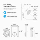 ULTRALOQ U-Bolt Pro Smart Lock with Door Sensor, 6-in-1 Keyless Entry Door Lo...