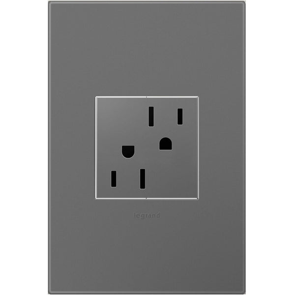 Legrand adorne 15A Tamper-Resistant Outlet with Matching Wall Plate, 12 Pack ...