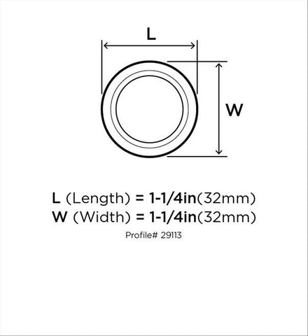 Amerock | Cabinet Knob | Oil Rubbed Bronze | 1-1/4 inch (32 mm) Diameter | Ev...