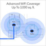 NETGEAR Nighthawk Advanced Whole Home Mesh WiFi 6 System (MK72)&#8211; AX3000 Ro