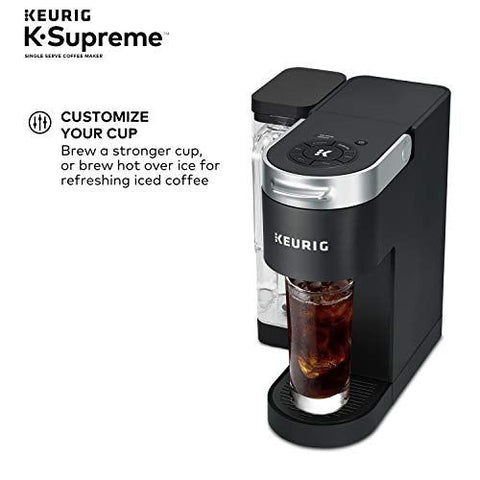 Keurig® K-Supreme Single Serve K-Cup Pod Coffee Maker, K-Supreme, Black