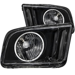 Anzo USA 121033 Ford Mustang Black With Halo Ccfl Headlight Assembly - (Sold ...