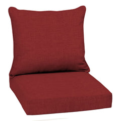 Arden Selections Outdoor Deep Seat Cushion Set, 22 x 24, Water Repellent, Fad...