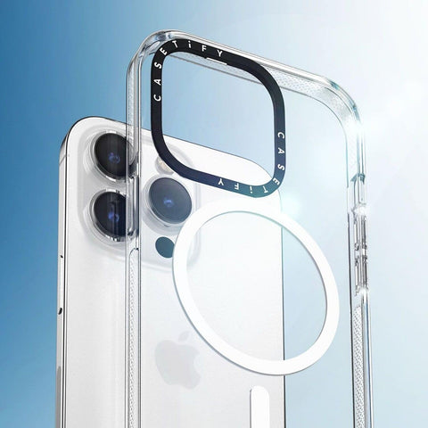 CASETiFY Clear Case for iPhone 15 [Not Yellowing / 6.6ft Drop Protection/Comp...