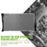 SCITOO Engine Coolant Radiator Assembly for 135i 2008-2013, 135is 2013, 335i ...