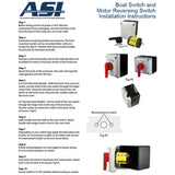 ASI Boat Lift Switch, Single Phase, Momentary (Spring Return) - for 1HP to 2H...