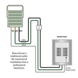 Newair Electric Garage Heater, Adjustable 8.90"D x 9.10"W x 11.25"H, White