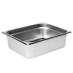 Thunder Group STPA4124 Steam Table Pan, 1/2 Size, 4" deep, Anti-jam, 25 Gauge...