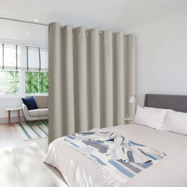 NICETOWN Loft Room Divider Curtain Screen Partition, Lower Noise Basement Hos...