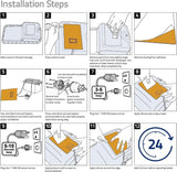 Zerostart 3400081 Silicone Pad Heater Engine Oil, Transmission Fluid, Reservo...