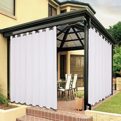 BONZER Waterproof Outdoor Curtains for Patio Porch Pergola Cabana Thick Priva...
