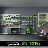 Greenworks 24V 600 PSI (0.8 GPM) Cordless Power Cleaner with (2) 2Ah Batterie...