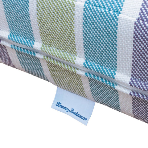 Tommy Bahama Deep Seating Lounge Cushion, 26" X 26" X 4", Bandeau Pastel