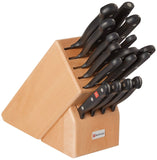 W&#252;sthof Gourmet Knife Block Set, One Size, Beechwood Block, Stainless Knive