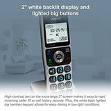 VTech VS306-3 DECT 6.0 3 Handsets Cordless Home Phone 3 Handset, Silver/Black