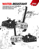 KAX Fog Lights Assembly for Accord 2008-2010 4-door, Replacement Fog Light As...