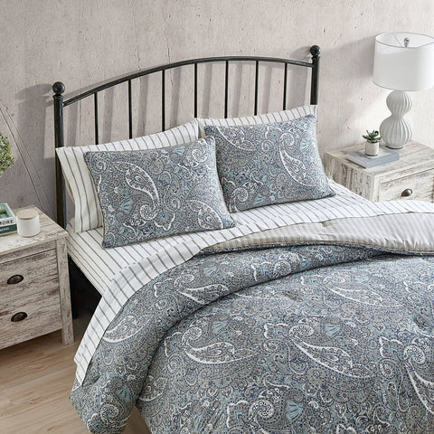 Stone Cottage- King Comforter Set, Cotton Reversible Bedding Set, All Season ...