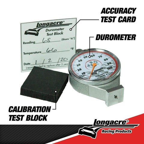 Longacre 52-50546 Deluxe Tire Durometer with Storage Case