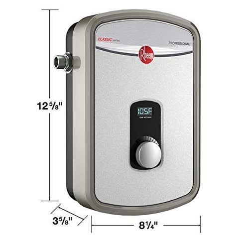 Rheem 8kW 240V Tankless Electric Water Heater Gray