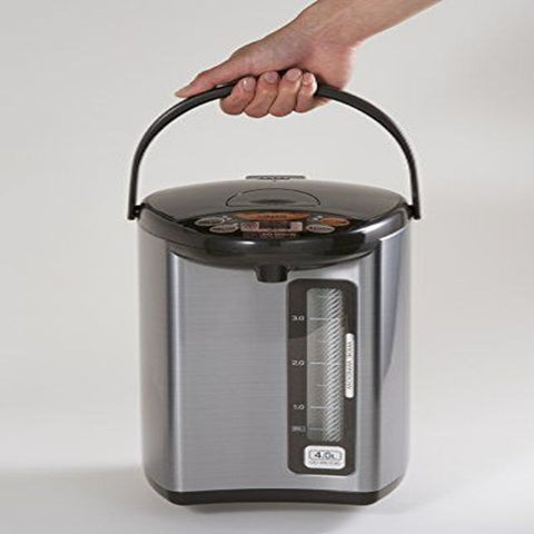 Zojirushi Micom Water Boiler & Warmer, 135 oz. / 135 / 4.0 Liters, Silver