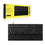 CORSAIR K70 CORE RGB Mechanical Gaming Keyboard with Palmrest - Pre-lubricate...