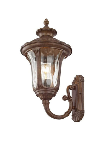 Livex Lighting 7652-58 Oxford 1 Light Imperial Bronze Cast Aluminum Wall Lant...