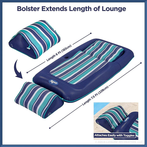 Convertible XL Lounge Navy/Green/White Stripe, Oversize Ultimate 74”-90”...