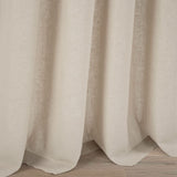 Lush Decor Belgian Flax Prewashed Linen Rich Cotton Blend Window Curtain Pane...