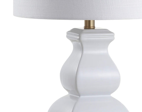 JONATHAN Y JYL3049B Vienna 25.5" Ceramic LED Table Lamp Contemporary Transiti...