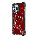 CASETiFY Bounce iPhone 15 Pro Max Case [Iron Man Co-Lab / 6X Military Grade D...