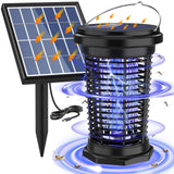 Solar Bug Zapper for Outdoor & Indoor, USB Rechargeable Mosquito Killer Lamp ...