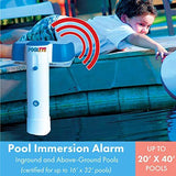 PoolEye Immersion Mountable Pool Alarm Compatible with Inground & Multicolor