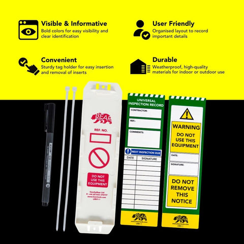 BearTOOLS Universal Inspection Record Kit Generic Multi-application Compact D...