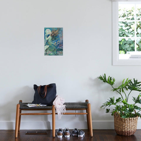 ART.COM Canvas Wall Art Prints Mermaid by Henry O'hara Clive, Figurative Deco...