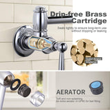 Pot Filler Faucet Chrome, ARCORA Modern Pot Filler Wall Mount Kitchen Folding...