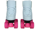 Epic Skates Pink Princess Girls Quad Roller Skates Youth 2 White