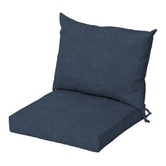 Arden Selections Oceantex Outdoor Dining Chair Cushion Set, 21 x 38, Recycled...