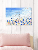 The Oliver Gal Artist Co. Oliver Gal 'Beach View' Blue Nautical and Coastal W...