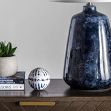 nuLOOM NPT23BA Brockton 27" Ceramic Table Lamp, Navy