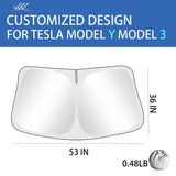 for Tesla Model Y Sunshade Roof Sunroof Shade Upgrade 3.0 Accessories 2025 20...