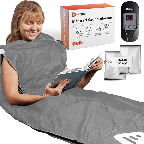 LifePro Infrared Sauna Blanket - Personal Sauna for Detox, Tension, and Relax...