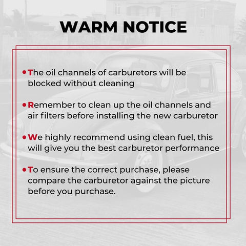 ALAVENTE Carburetor for VW Beetle 30/31PICT 1975-1982 34 PICT-3 1600cc Engine...