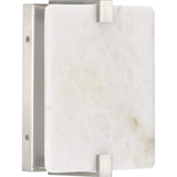 Progress Lighting LED Alabaster Stone Brushed Nickel ADA Wall Sconce 8.50x8.0...