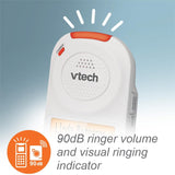 VTech SN5147 Amplified Corded/Cordless Senior Phone with Answering Machine, C...