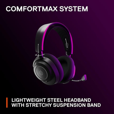 SteelSeries Arctis Nova 7 Wireless Multi-Platform Gaming Headset — Black