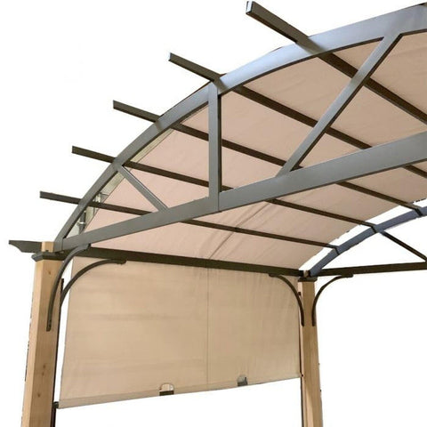 Garden Winds Replacement Canopy Top Cover for The Longford Wood Archway Pergo...